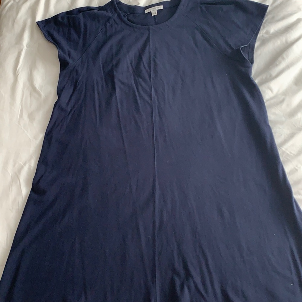 Blue sheath dress